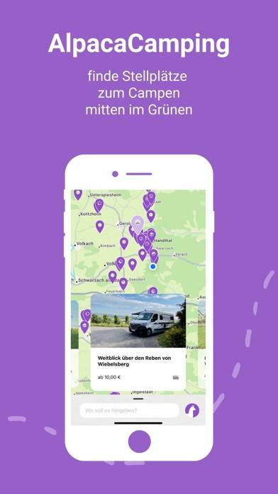 AlpacaCamping Stellplatz Suche App-Screenshot #1