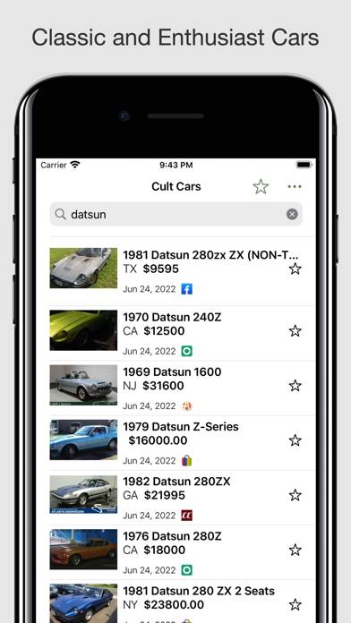 Cult Cars - Find Cars For Sale