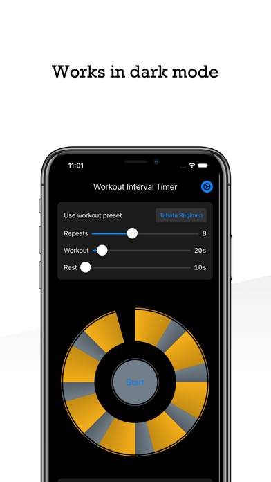 Daily Workout Interval Timer App screenshot #3