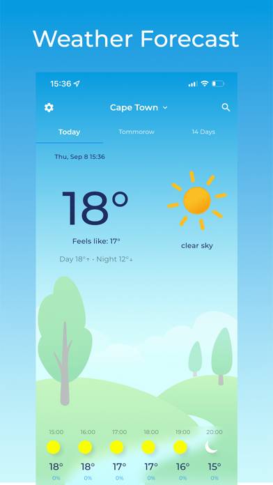 Weather ¨ Скриншот приложения #1