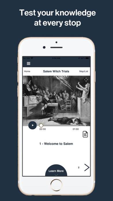 Freedom Trail GPS Audio Guide App screenshot