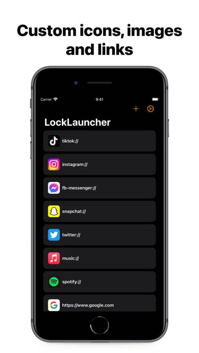 LockLauncher Lockscreen Widget Captura de pantalla de la aplicación #4