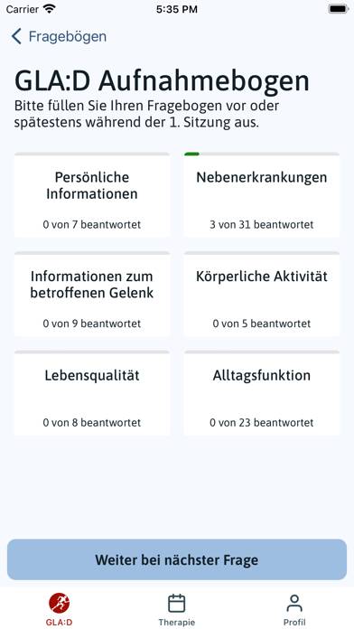 GLA:D Bildschirmfoto