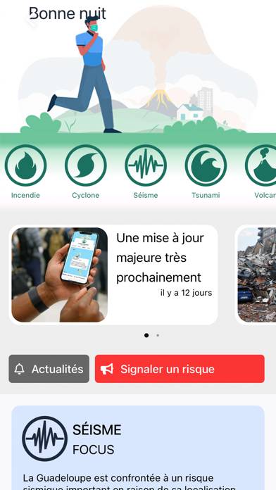 Alerte Cata Capture d'écran de l'application #2