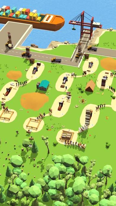 Lumber Empire: Idle Wood Inc schermata del gioco