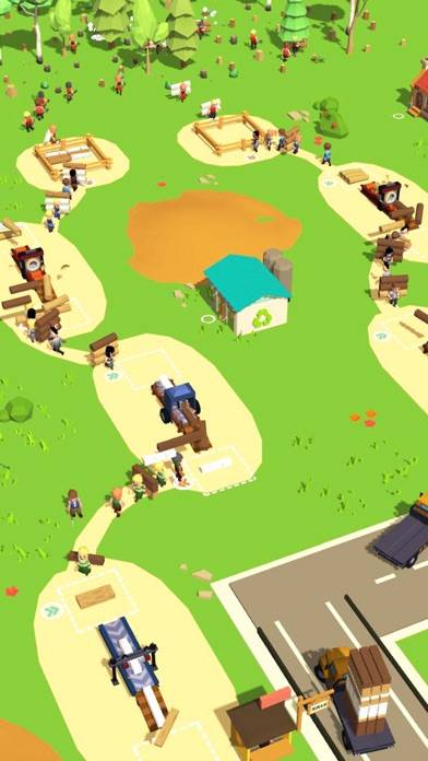 Lumber Empire: Idle Wood Inc schermata del gioco