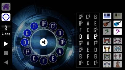 Abstract Clock Tracks Capture d'écran de l'application