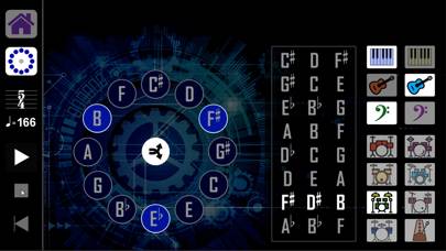 Abstract Clock Tracks Capture d'écran de l'application