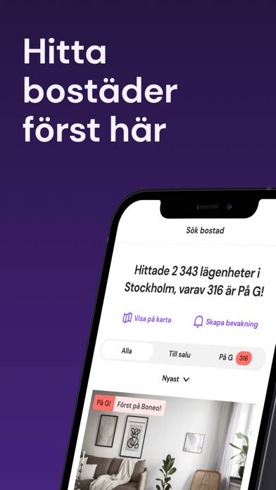 Boneo App skärmdump