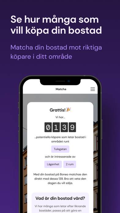 Boneo App skärmdump