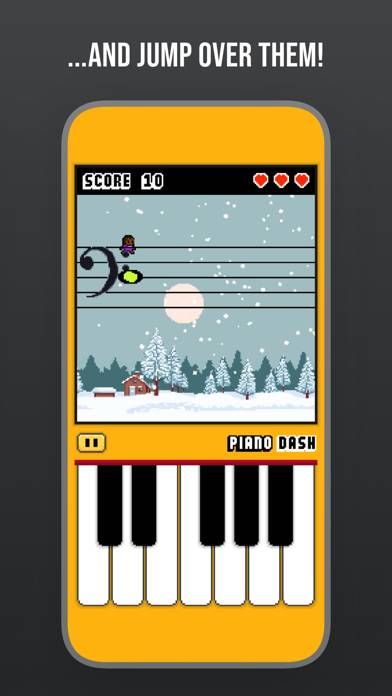 Piano Dash game screenshot