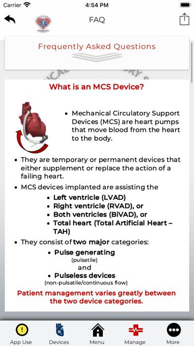 MCS Emergency Guides App screenshot #3
