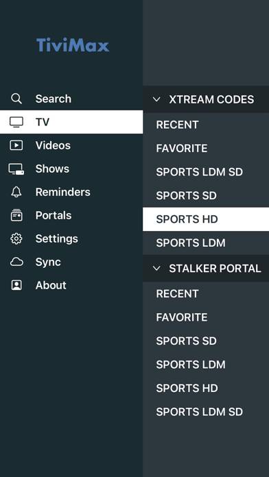 Tivimax IPTV Player (Premium) Captura de pantalla de la aplicación #1