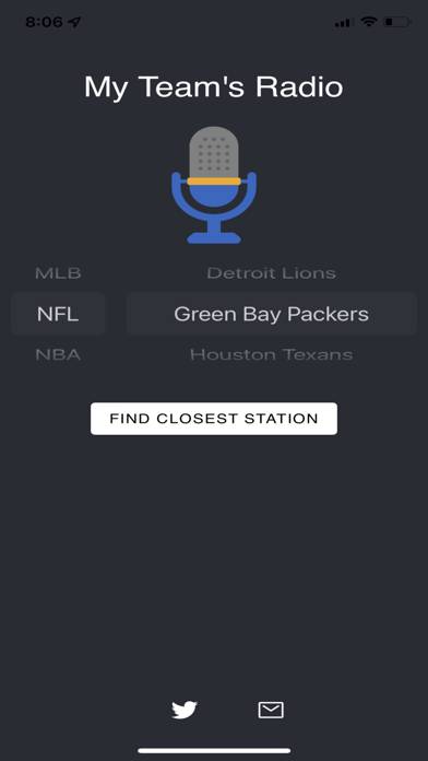 My Team's Radio App preview #1