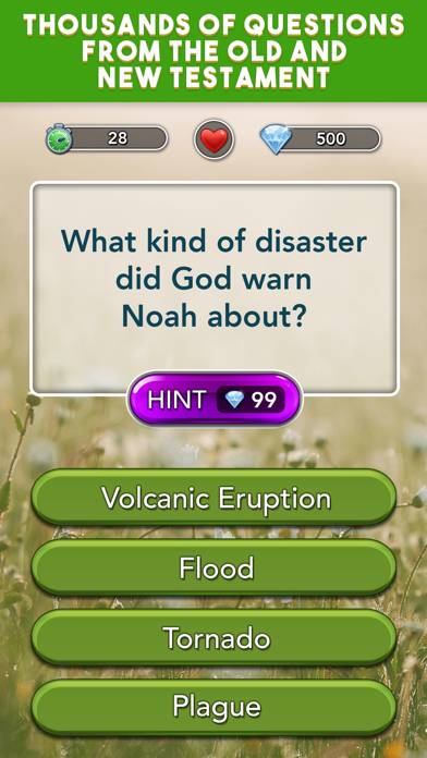 Daily Bible Trivia: Quiz Games Captura de pantalla de la aplicación #1
