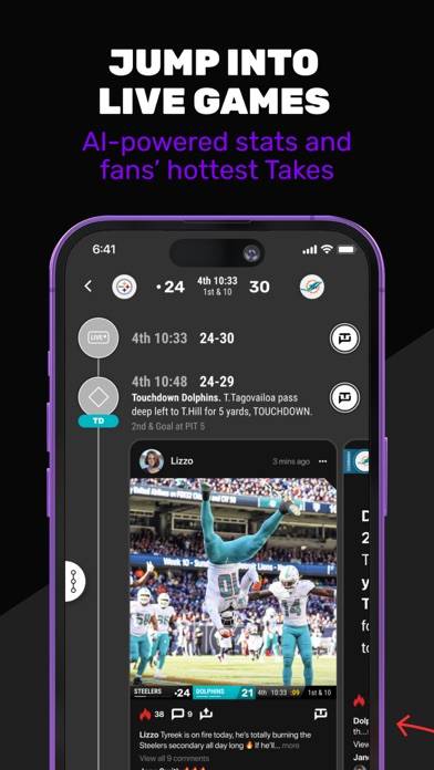 Takes Live Sports Chat App screenshot #2