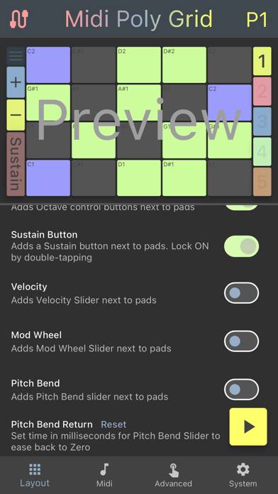 Midi Poly Grid App screenshot #3