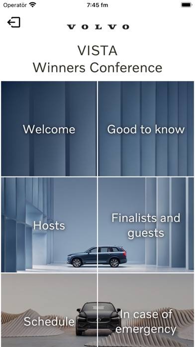 Volvo Event App skärmdump #3