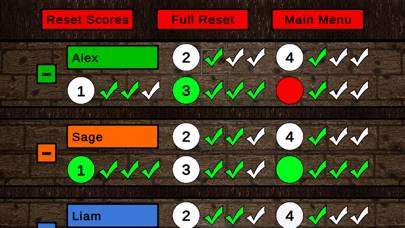 Axe Throwing Score Captura de pantalla de la aplicación