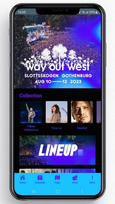 Way Out West App skärmdump #1