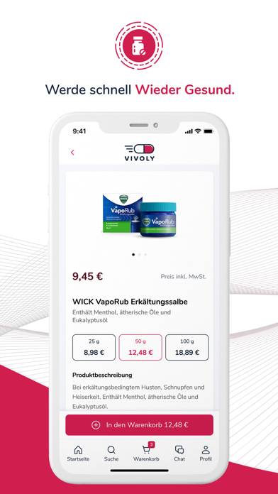VIVOLY: Apotheken App App-Screenshot