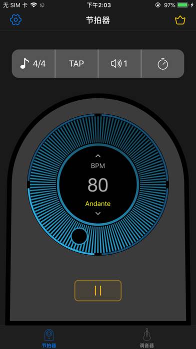 Metronome & Turner Pro App-Screenshot #1