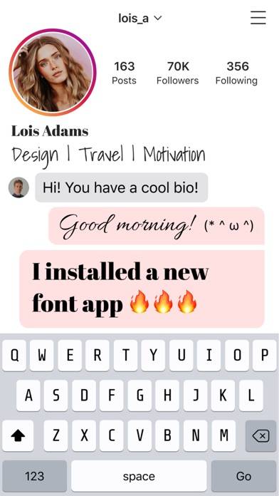 Font, Keyboard Skin for iPhone Capture d'écran de l'application #2