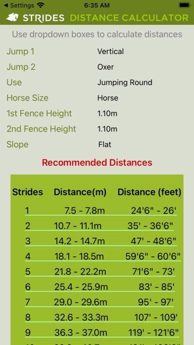 Strides Distance Calculator App screenshot #4