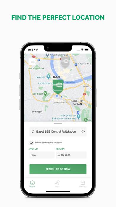 Enterprise GO Rent-A-Car App screenshot