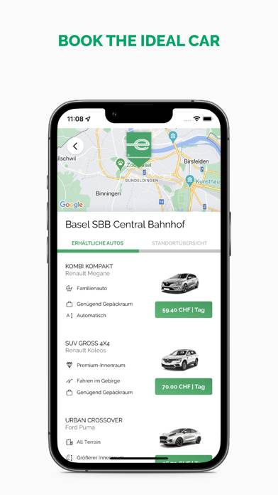 Enterprise GO Rent-A-Car App screenshot