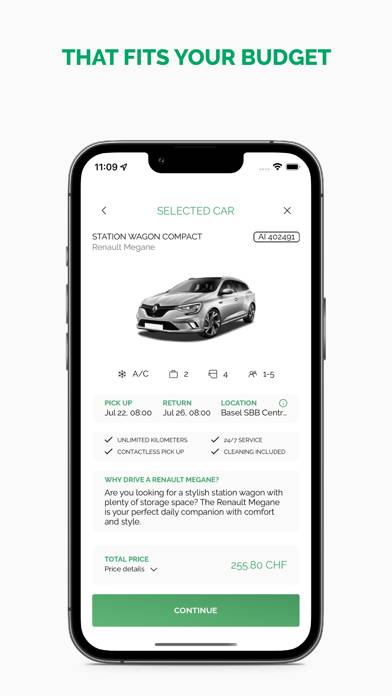 Enterprise GO Rent-A-Car App screenshot