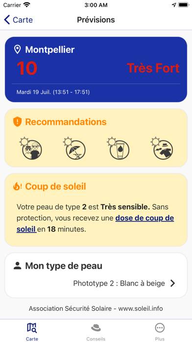 Météo UV App screenshot #2