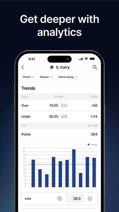 Linemate: Find Your Next Bet App screenshot