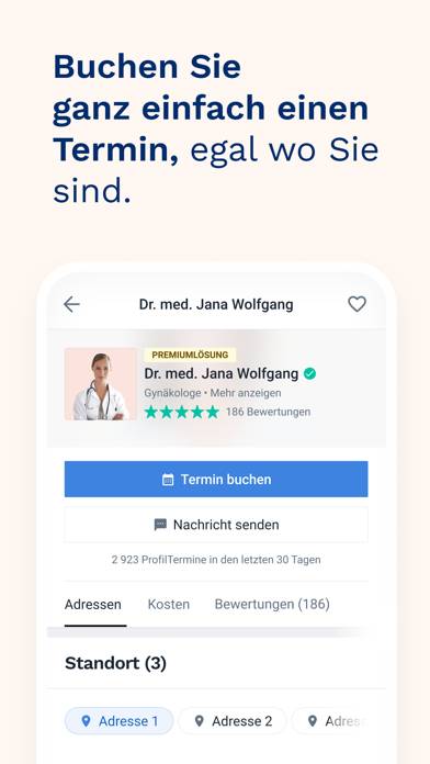 Jameda: Ärzte finden & buchen App-Screenshot #4