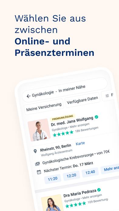 Jameda: Ärzte finden & buchen App-Screenshot #5