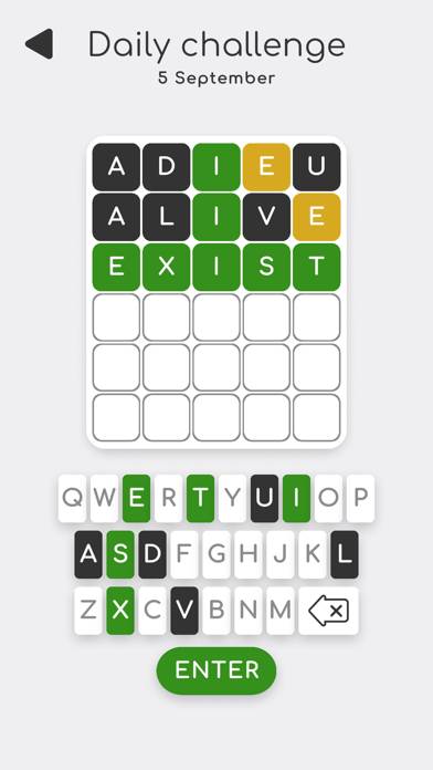 Word Guess Captura de pantalla de la aplicación #2