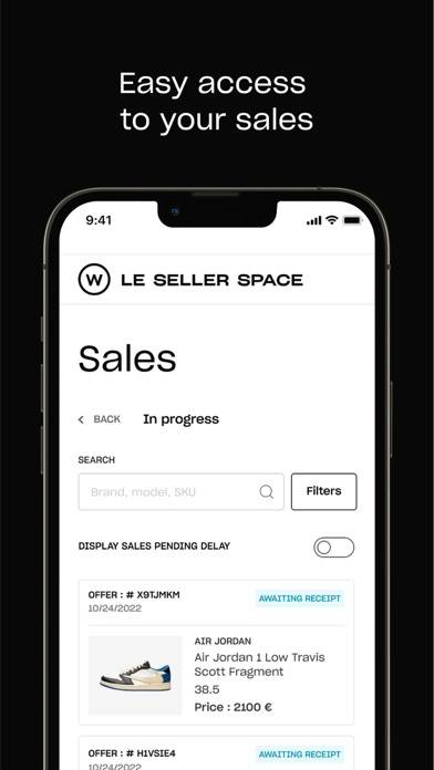 Le Seller Space Capture d'écran de l'application #5