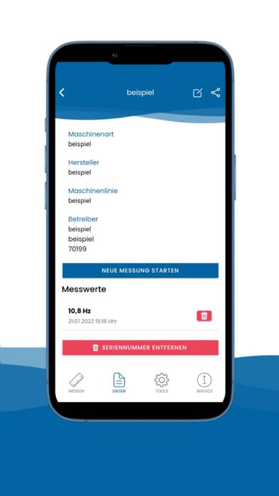 TMconnect App-Screenshot