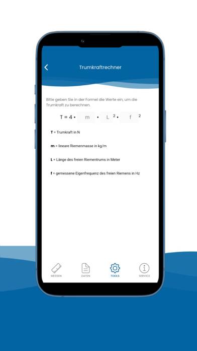 TMconnect App-Screenshot