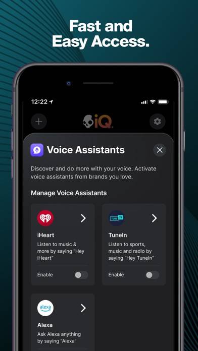 Skull-iQ App-Screenshot