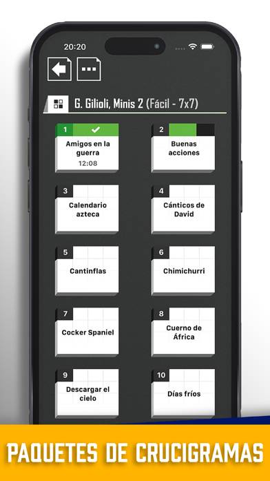 Crucigramas en Español :) App screenshot #6