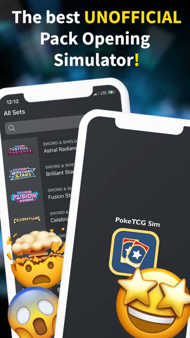 PokeTCG Sim - Open Card Packs! capture d'écran