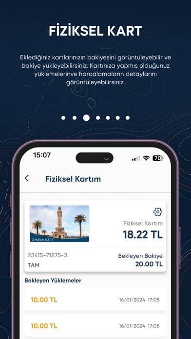 İzmirim Kart Uygulama ekran görüntüsü #5