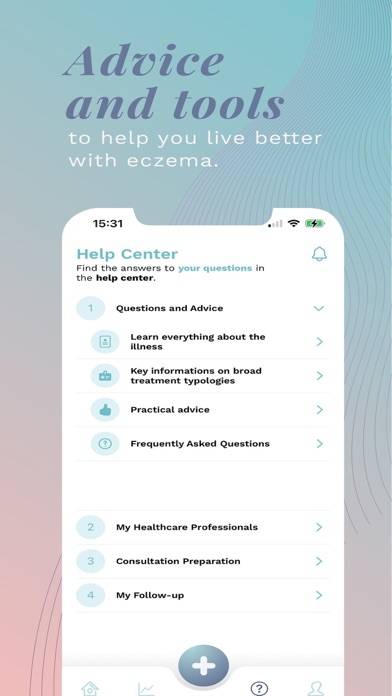 Eczema CARE plus Capture d'écran de l'application #6