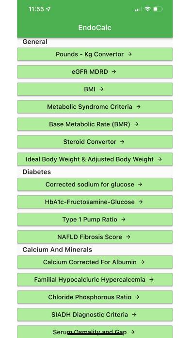 Endo Calc App screenshot #1