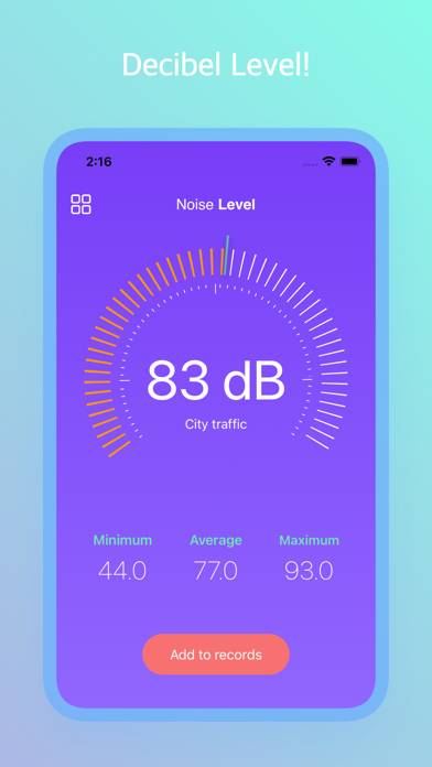 Noise Level App-Screenshot #1