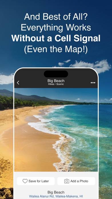 Maui Offline Island Guide App screenshot