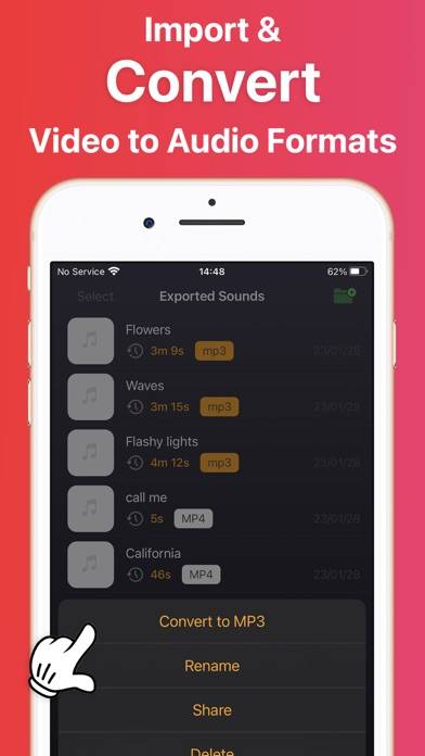 Ringtone Maker & MP3 Converter App skärmdump