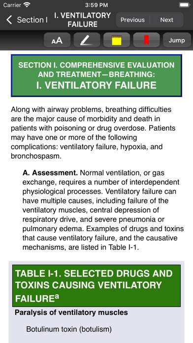 Poisoning and Drug Overdose 8E App-Screenshot