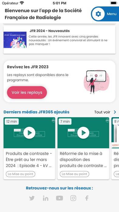 Jfr Plus Capture d'écran de l'application